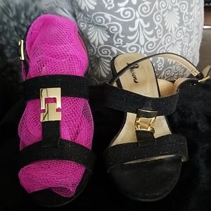 Browns party sandals